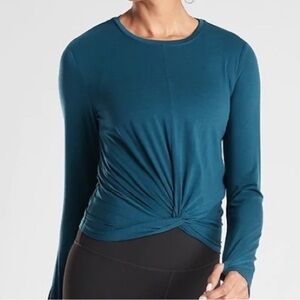 Athleta Essence twist front top. XS like new